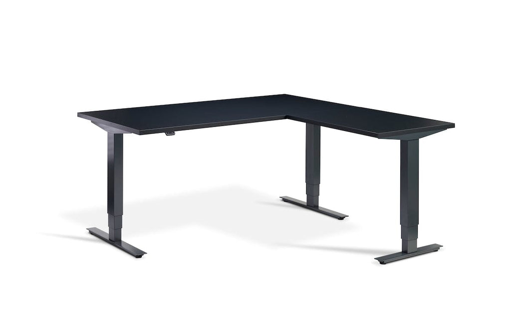 Lavoro Advance Corner Triple Motor Sit-Stand Desk - Anthracite Frame Accessories Lavoro Anthracite 1600x1600 Anthracite