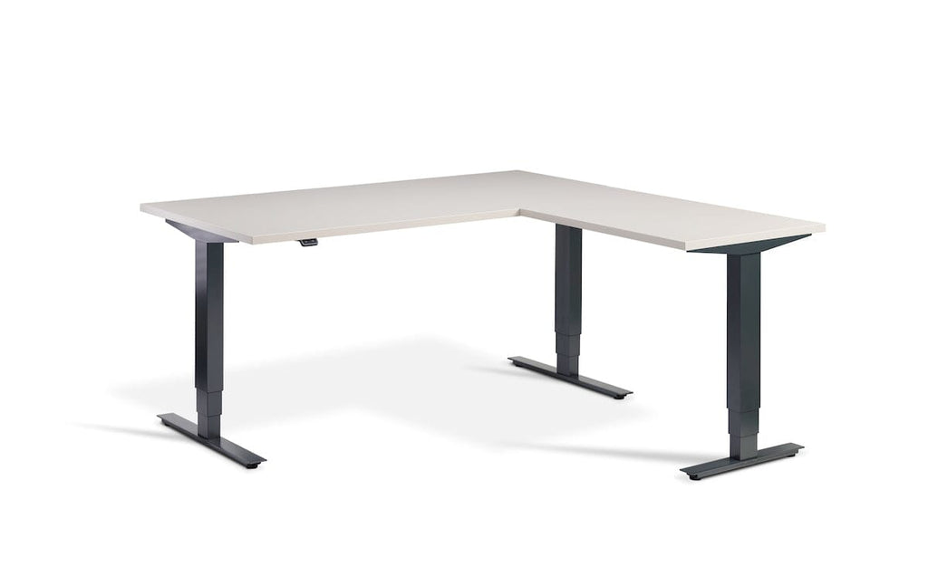 Lavoro Advance Corner Triple Motor Sit-Stand Desk - Anthracite Frame Accessories Lavoro Cashmere 1600x1600 Anthracite