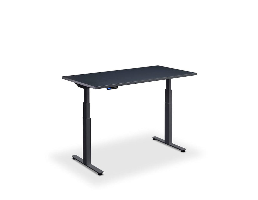 Lavoro Flyga Dual Motor Sit-Stand Desk - 700mm Deep Desktops - Anthracite Frame Accessories Lavoro Anthracite 1200x700 Anthracite