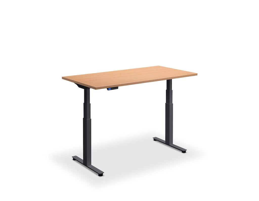 Lavoro Flyga Dual Motor Sit-Stand Desk - 700mm Deep Desktops - Anthracite Frame Accessories Lavoro Beech 1200x700 Anthracite