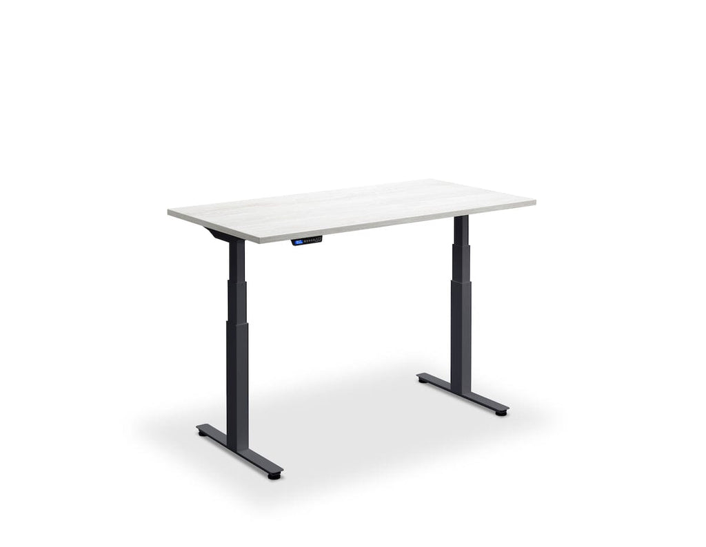 Lavoro Flyga Dual Motor Sit-Stand Desk - 700mm Deep Desktops - Anthracite Frame Accessories Lavoro Cascina Pine 1200x700 Anthracite