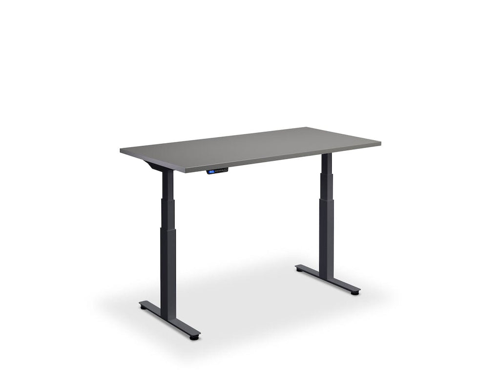 Lavoro Flyga Dual Motor Sit-Stand Desk - 700mm Deep Desktops - Anthracite Frame Accessories Lavoro Graphite 1200x700 Anthracite