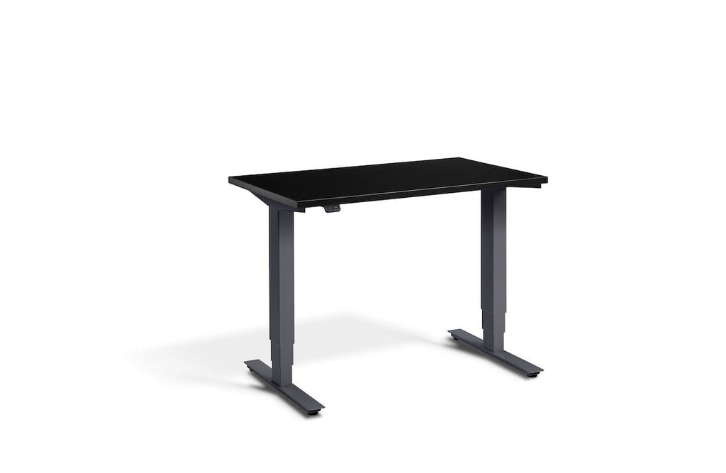 Lavoro Advance Mini Dual Motor Sit-Stand Desk - Anthracite Frame Accessories Lavoro Black  