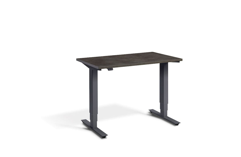 Lavoro Advance Mini Dual Motor Sit-Stand Desk - Anthracite Frame Accessories Lavoro Dark Concrete  