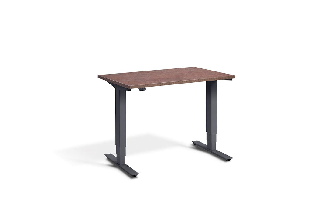 Lavoro Advance Mini Dual Motor Sit-Stand Desk - Anthracite Frame Accessories Lavoro Ferro Bronze  