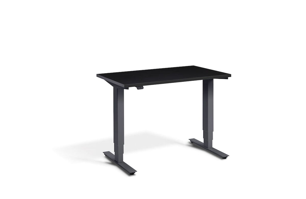 Lavoro Advance Mini Dual Motor Sit-Stand Desk - Anthracite Frame Accessories Lavoro Soft Black  