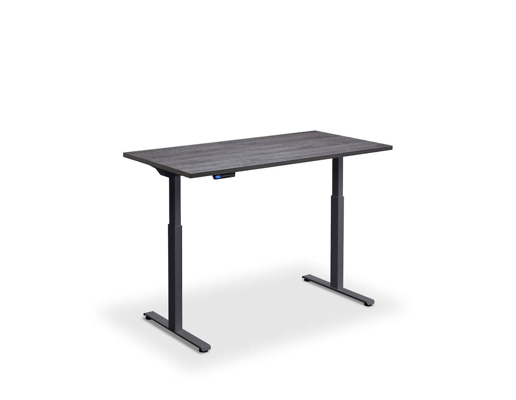 Lavoro Rusa Dual Motor Sit-Stand Desk - 600mm Deep Desktops - Anthracite Frame Accessories Lavoro Anthracite Sherman Oak 1200x600 Anthracite