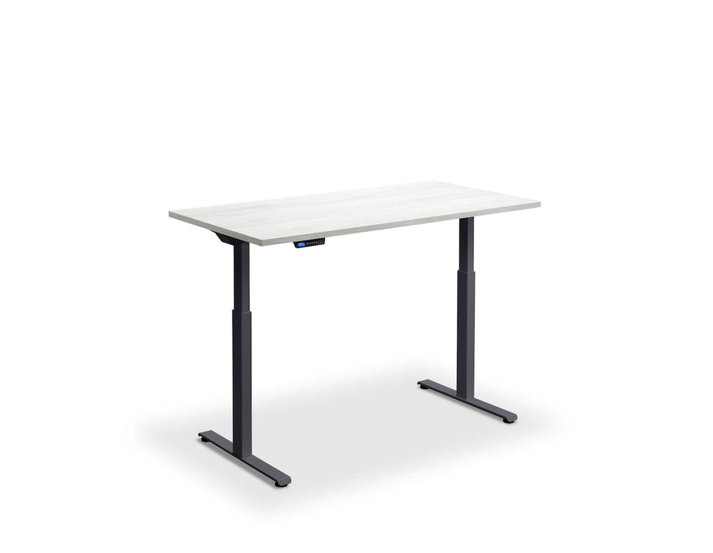 Lavoro Rusa Dual Motor Sit-Stand Desk - 600mm Deep Desktops - Anthracite Frame Accessories Lavoro Cascina Pine 1200x600 Anthracite