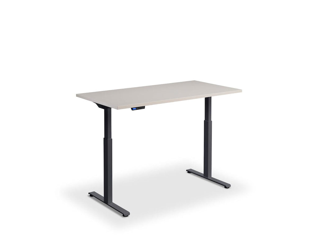 Lavoro Rusa Dual Motor Sit-Stand Desk - 600mm Deep Desktops - Anthracite Frame Accessories Lavoro Cashmere 1200x600 Anthracite