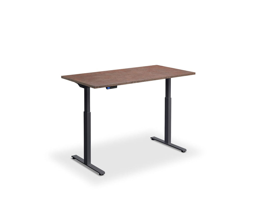 Lavoro Rusa Dual Motor Sit-Stand Desk - 600mm Deep Desktops - Anthracite Frame Accessories Lavoro Ferro Bronze 1200x600 Anthracite