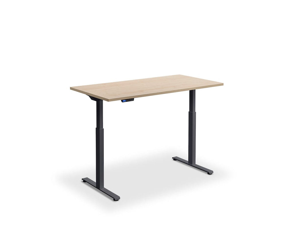 Lavoro Rusa Dual Motor Sit-Stand Desk - 600mm Deep Desktops - Anthracite Frame Accessories Lavoro Maple 1200x600 Anthracite