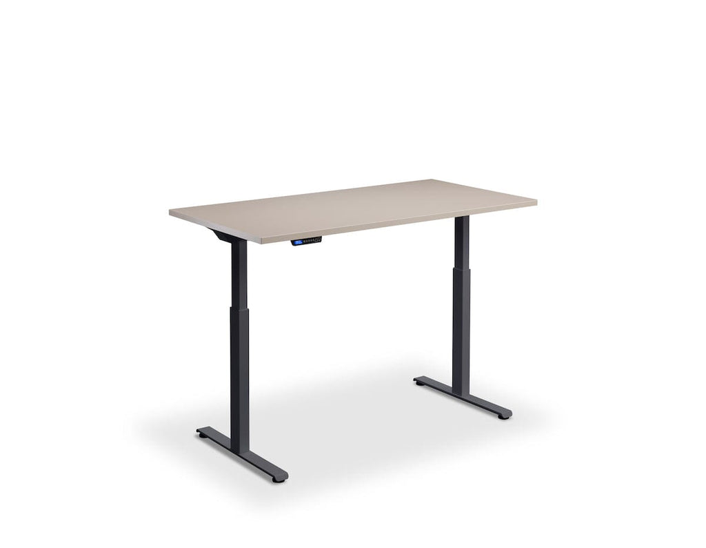 Lavoro Rusa Dual Motor Sit-Stand Desk - 600mm Deep Desktops - Anthracite Frame Accessories Lavoro Stone 1200x600 Anthracite