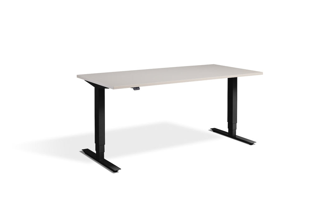 Lavoro Advance Dual Motor Sit-Stand Desk - 800mm Deep Desktops - Black Frame - e-furniture