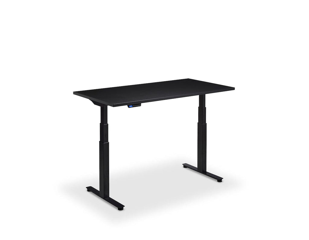 Lavoro Flyga Dual Motor Sit-Stand Desk - 800mm Deep Desktops - Black Frame Accessories Lavoro Black 1200x800 Black