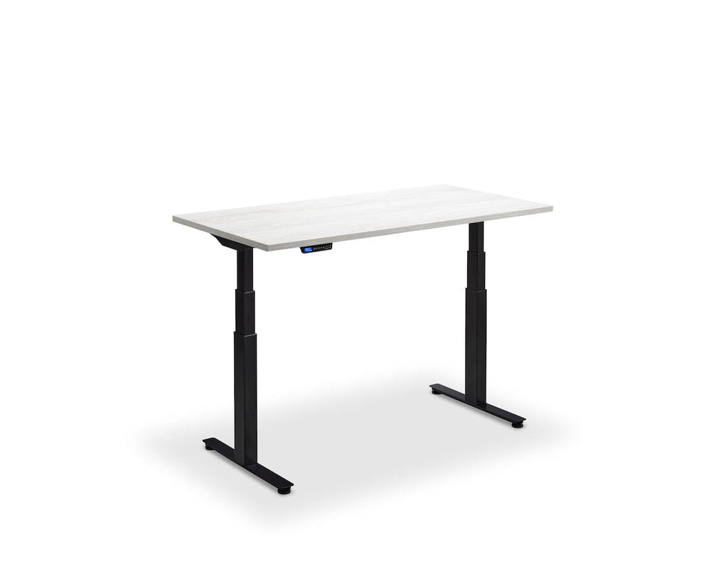 Lavoro Flyga Dual Motor Sit-Stand Desk - 800mm Deep Desktops - Black Frame Accessories Lavoro Cascina Pine 1200x800 Black