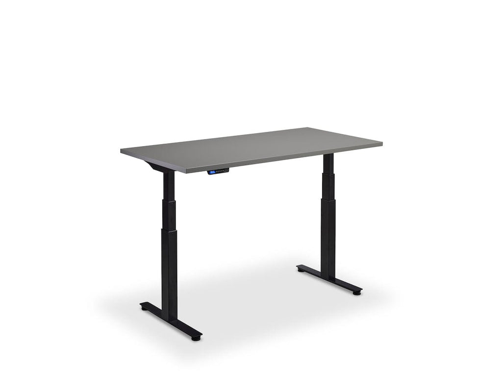 Lavoro Flyga Dual Motor Sit-Stand Desk - 800mm Deep Desktops - Black Frame Accessories Lavoro Graphite 1200x800 Black