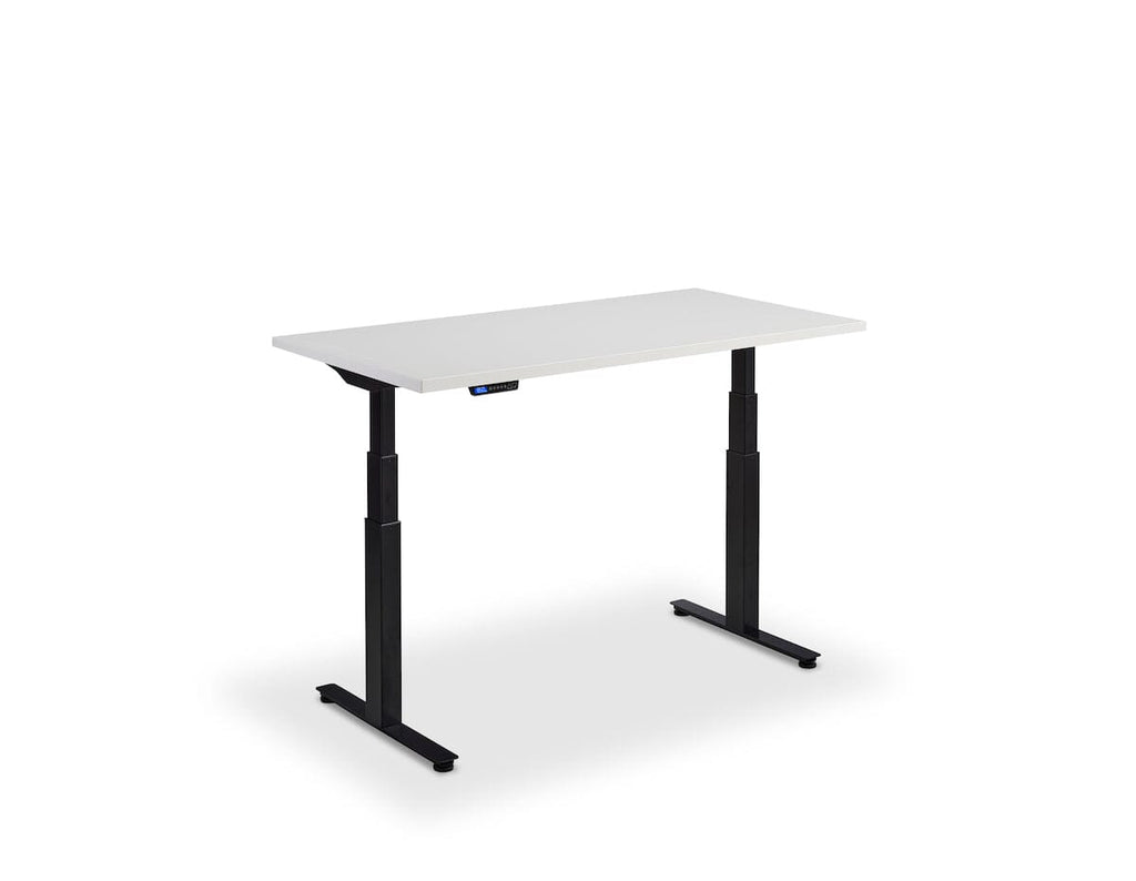 Lavoro Flyga Dual Motor Sit-Stand Desk - 800mm Deep Desktops - Black Frame Accessories Lavoro Light Grey 1200x800 Black