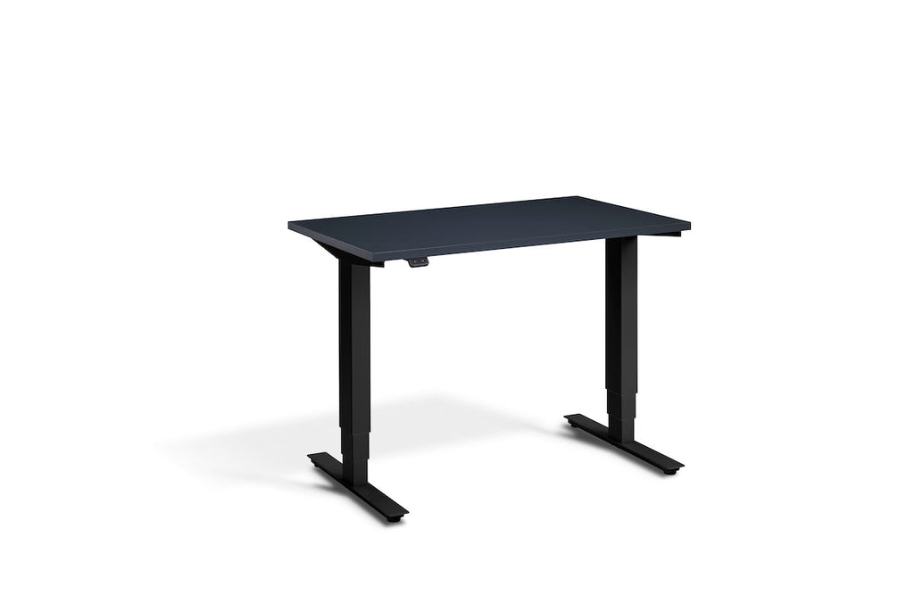 Lavoro Advance Mini Dual Motor Sit-Stand Desk - Black Frame Accessories Lavoro Anthracite  