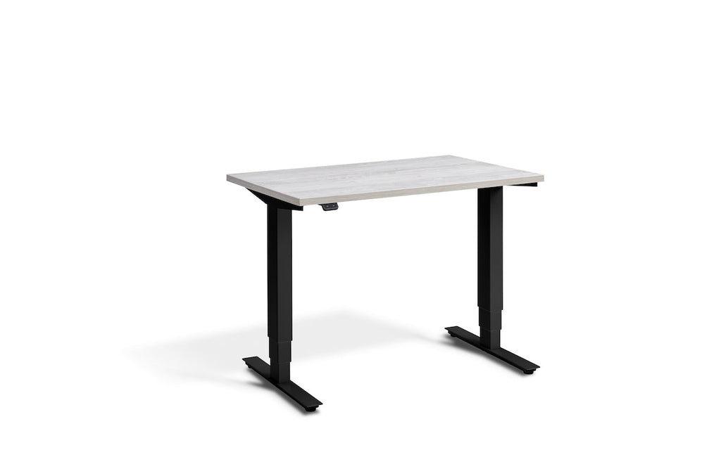 Lavoro Advance Mini Dual Motor Sit-Stand Desk - Black Frame Accessories Lavoro Cascina Pine  