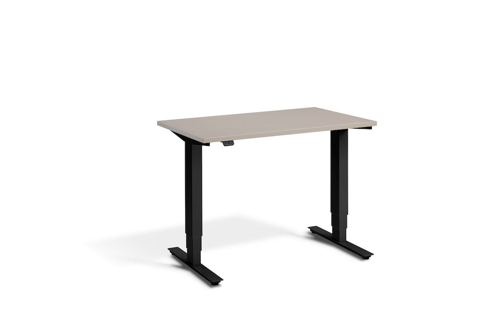 Lavoro Advance Mini Dual Motor Sit-Stand Desk - Black Frame Accessories Lavoro Stone  