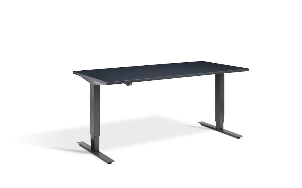 Lavoro Advance Dual Motor Sit-Stand Desk - 800mm Deep Desktops - Dark Grey Frame Accessories Lavoro Anthracite 1200x800 Dark Gre