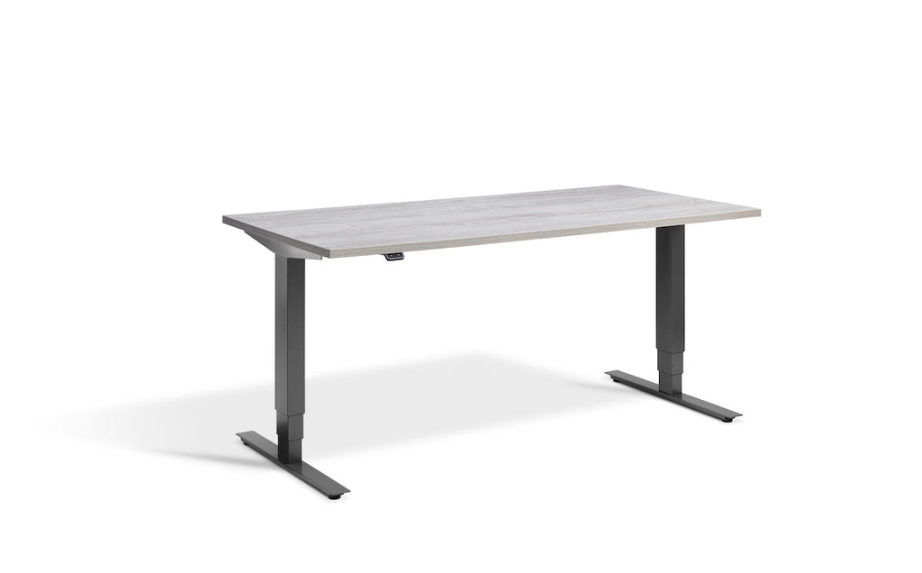 Lavoro Advance Dual Motor Sit-Stand Desk - 800mm Deep Desktops - Dark Grey Frame Accessories Lavoro Cascina Pine 1200x800 Dark Gre