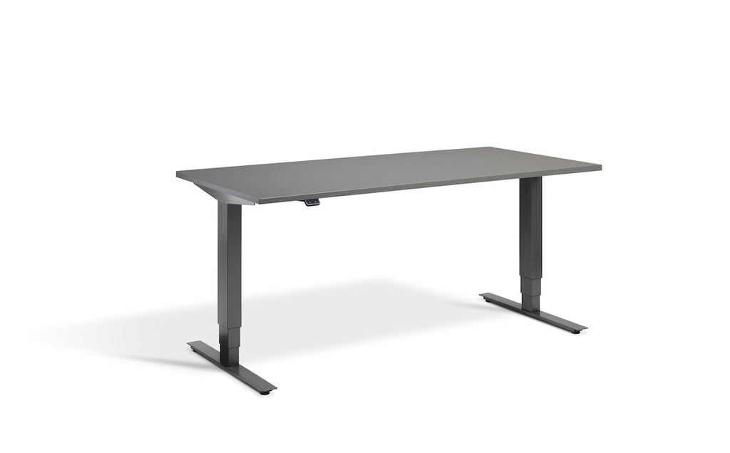 Lavoro Advance Dual Motor Sit-Stand Desk - 700mm Deep Desktops - Dark Grey Frame Accessories Lavoro Graphite 1200x700 Dark Grey