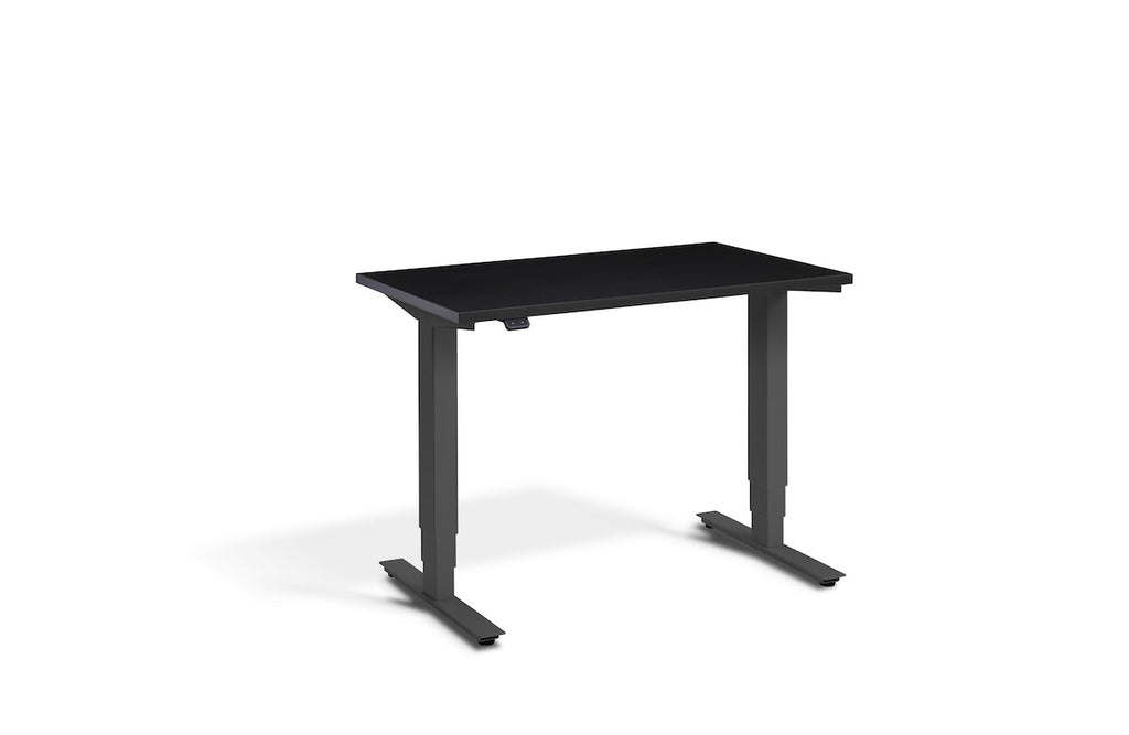 Lavoro Advance Mini Dual Motor Sit-Stand Desk - Dark Grey Frame Accessories Lavoro Soft Black  