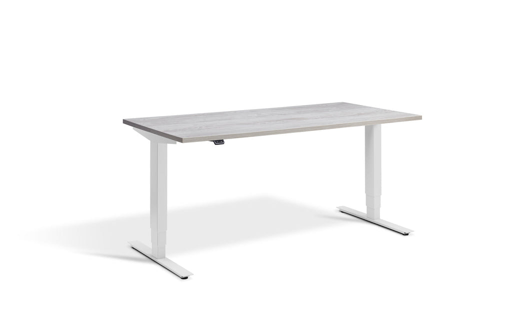 Lavoro Advance Dual Motor Sit-Stand Desk - 700mm Deep Desktops - Light Grey Frame Accessories Lavoro Cascina Pine 1200x700 Light Grey