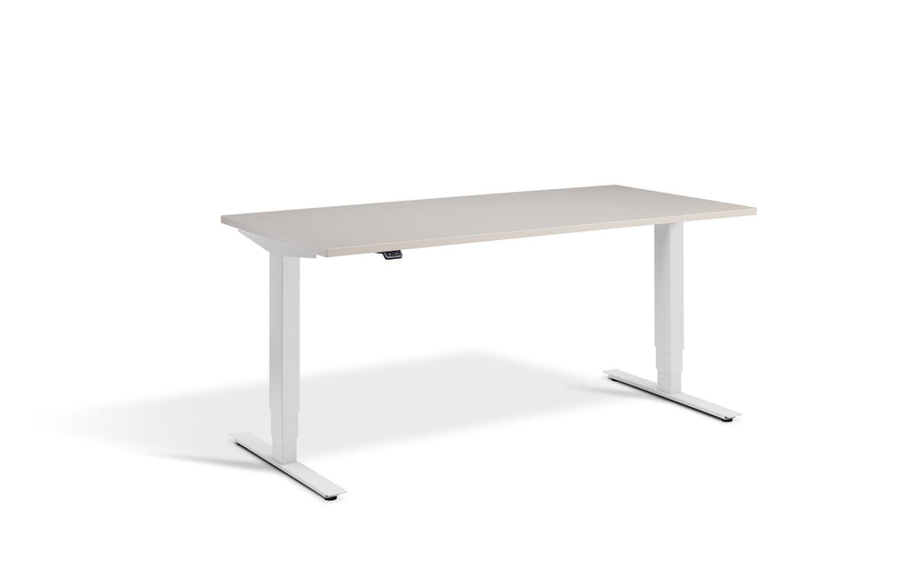 Lavoro Advance Dual Motor Sit-Stand Desk - 700mm Deep Desktops - Light Grey Frame Accessories Lavoro Cashmere 1200x700 Light Grey