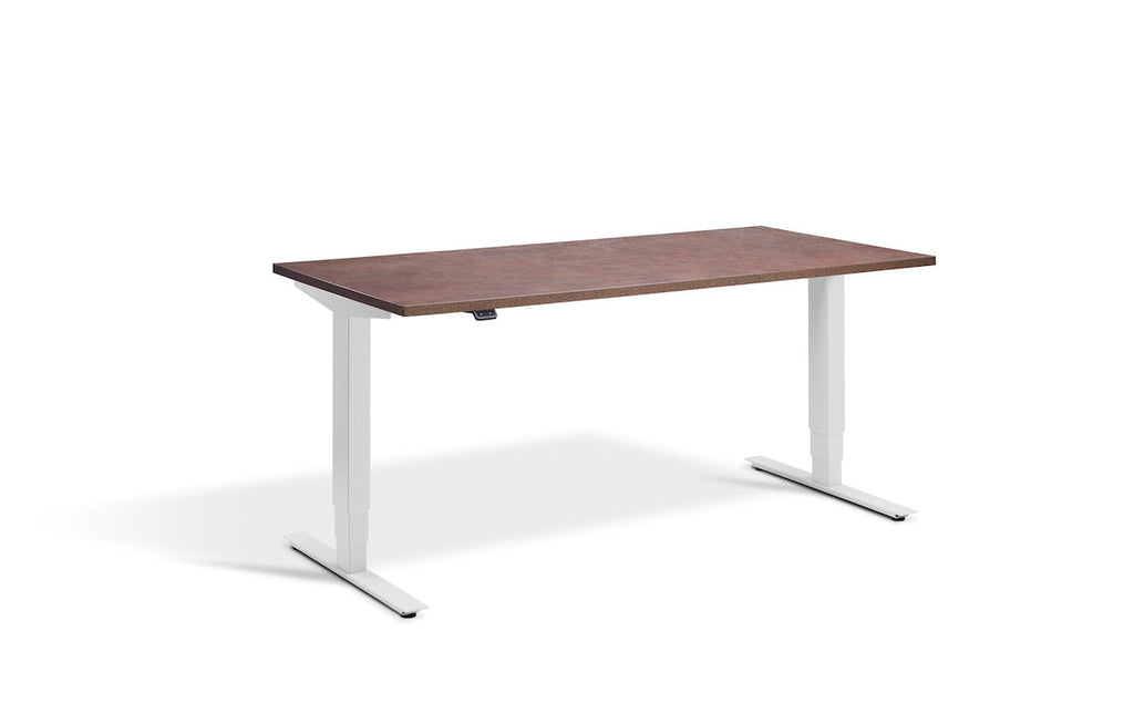 Lavoro Advance Dual Motor Sit-Stand Desk - 700mm Deep Desktops - Light Grey Frame Accessories Lavoro Ferro Bronze 1200x700 Light Grey