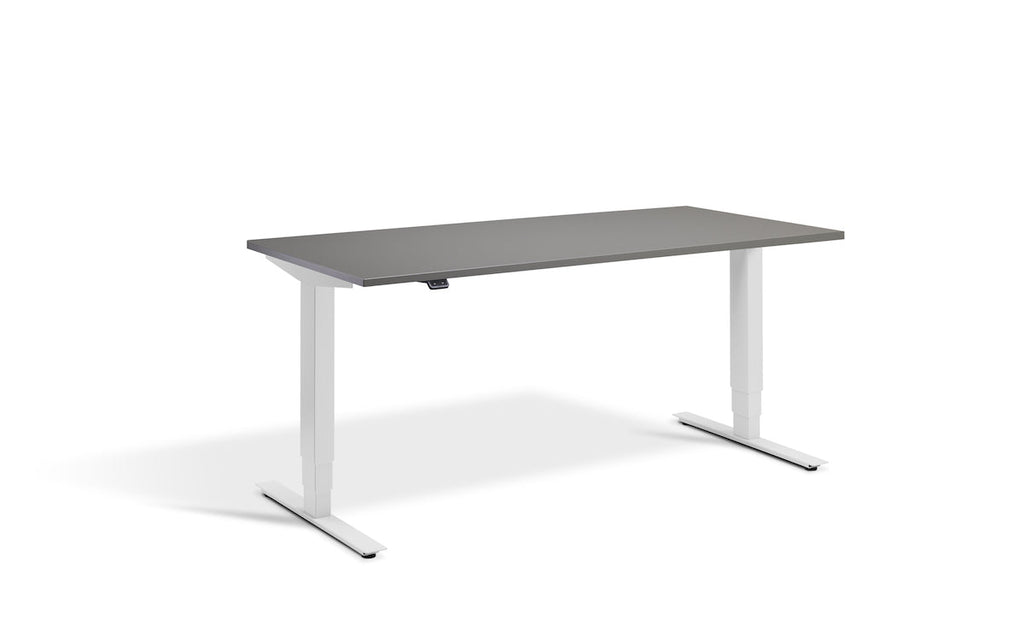 Lavoro Advance Dual Motor Sit-Stand Desk - 700mm Deep Desktops - Light Grey Frame Accessories Lavoro Graphite 1200x700 Light Grey