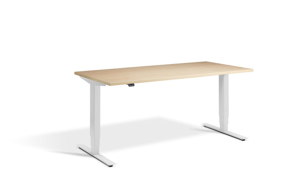 Lavoro Advance Dual Motor Sit-Stand Desk - 700mm Deep Desktops - Light Grey Frame Accessories Lavoro Maple 1200x700 Light Grey