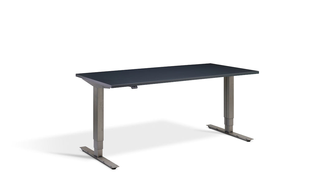 Lavoro Advance Dual Motor Sit-Stand Desk - 800mm Deep Desktops - Raw Steel Frame Accessories Lavoro