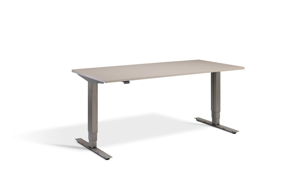 Lavoro Advance Dual Motor Sit-Stand Desk - 800mm Deep Desktops - Raw Steel Frame Accessories Lavoro