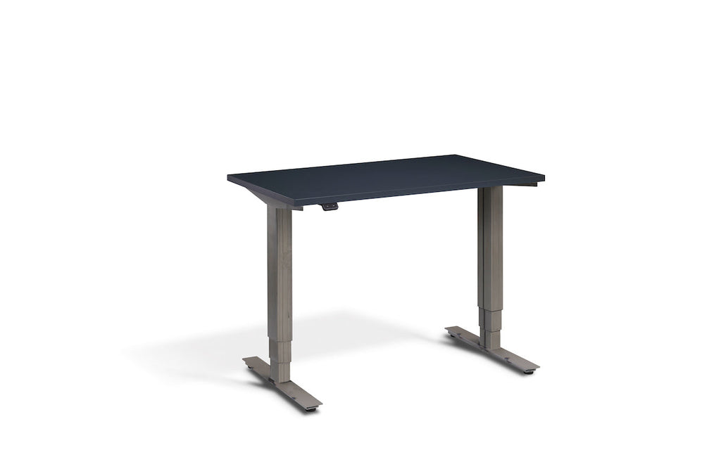 Lavoro Advance Mini Dual Motor Sit-Stand Desk - Raw Steel Frame Accessories Lavoro Anthracite  