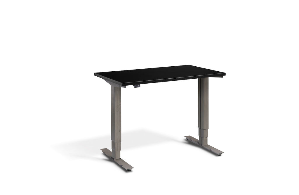 Lavoro Advance Mini Dual Motor Sit-Stand Desk - Raw Steel Frame Accessories Lavoro Black  