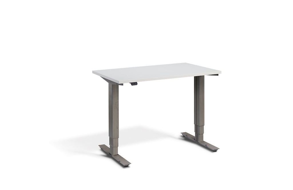 Lavoro Advance Mini Dual Motor Sit-Stand Desk - Raw Steel Frame Accessories Lavoro Light Grey  