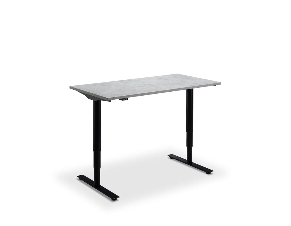 Lavoro Runda Dual Motor Sit-Stand Desk - 800mm Deep Desktops - Black Frame Accessories Lavoro