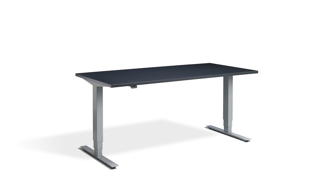 Lavoro Advance Dual Motor Sit-Stand Desk - 700mm Deep Desktops - Silver Frame Accessories Lavoro Anthracite 1200x700 Silver