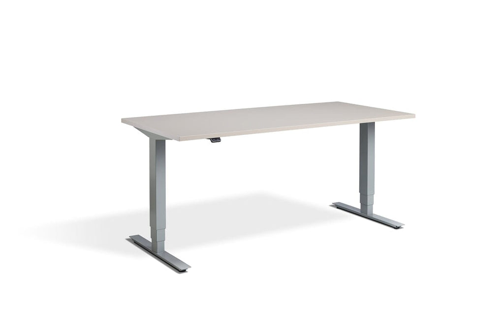 Lavoro Advance Dual Motor Sit-Stand Desk - 700mm Deep Desktops - Silver Frame Accessories Lavoro Cashmere 1200x700 Silver