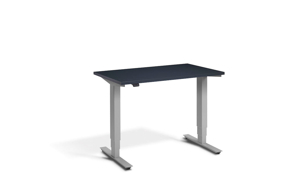 Lavoro Advance Mini Dual Motor Sit-Stand Desk - Silver Frame Accessories Lavoro Anthracite  