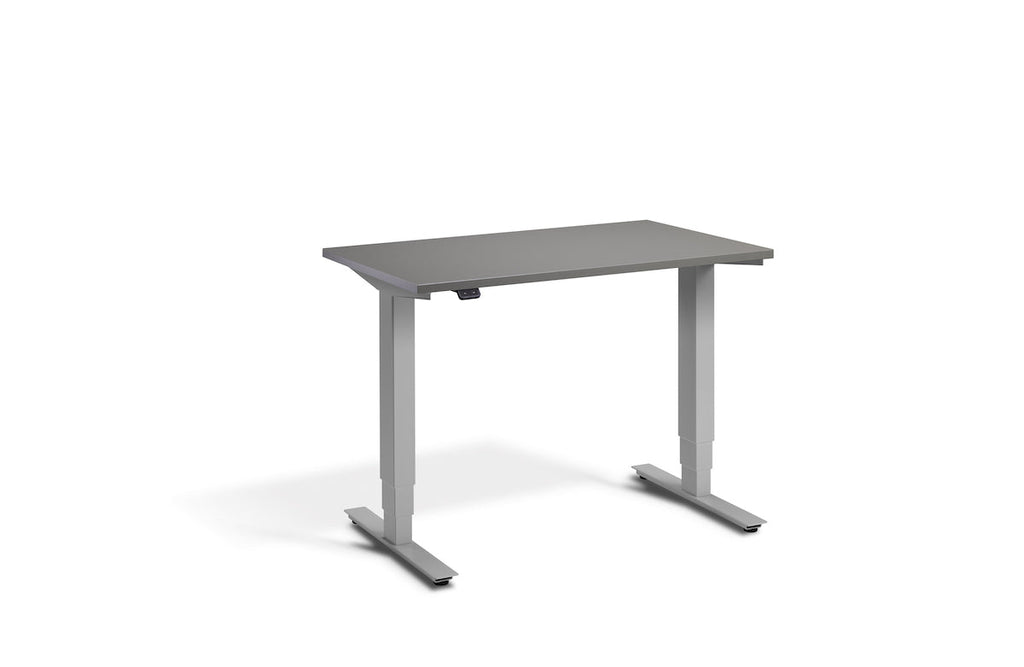 Lavoro Advance Mini Dual Motor Sit-Stand Desk - Silver Frame Accessories Lavoro Graphite  