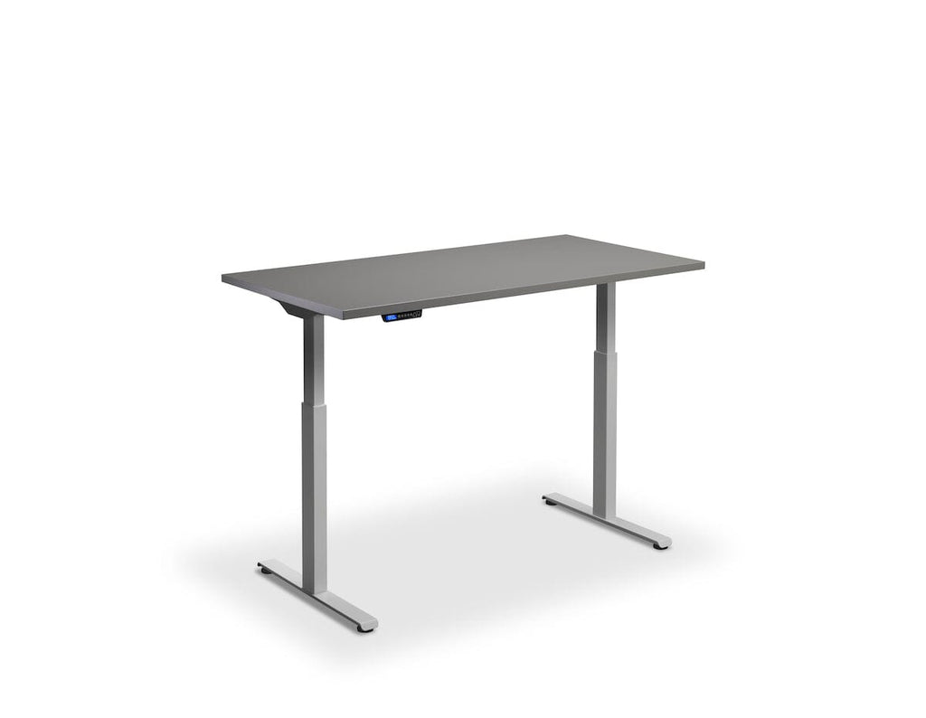 Lavoro Rusa Dual Motor Sit-Stand Desk - 600mm Deep Desktops - Silver Frame Accessories Lavoro Graphite 1200x600 Silver