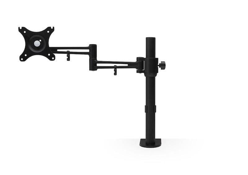 Pluto Single Monitor Arm (White)  EWP Ergonomic Workstation Products
