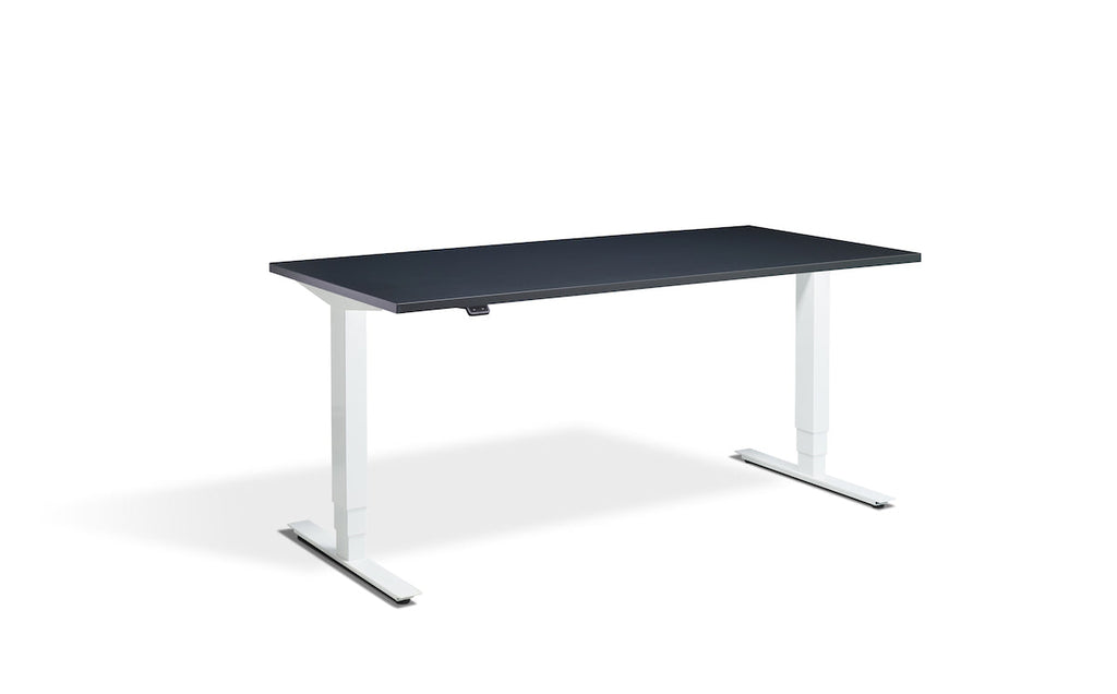 Lavoro Advance Dual Motor Sit-Stand Desk - 800mm Deep Desktops - White Frame Accessories Lavoro Anthracite 1200x800 White