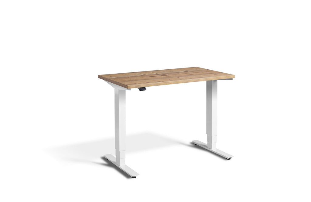 Lavoro Advance Mini Dual Motor Sit-Stand Desk - White Frame Accessories Lavoro Timber  