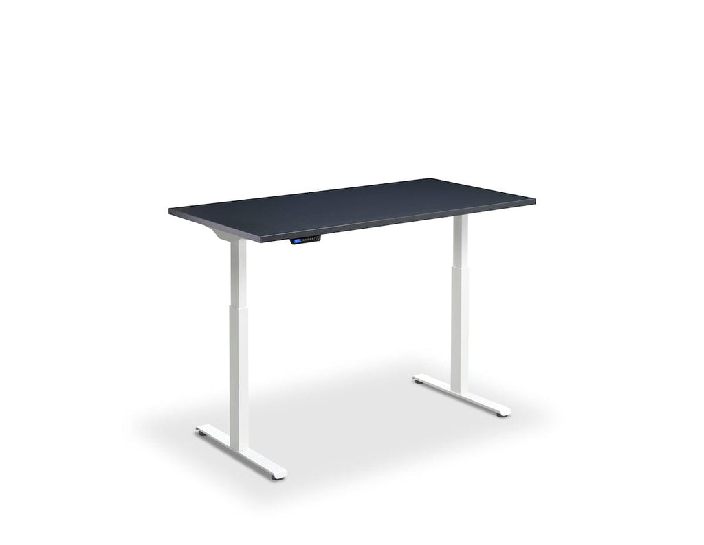 Lavoro Rusa Dual Motor Sit-Stand Desk - 700mm Deep Desktops - White Frame Accessories Lavoro Anthracite 1200x700 White