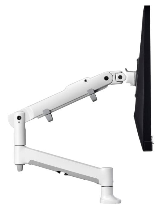 Atdec Single White Dynamic Arm Accessories Atdec   