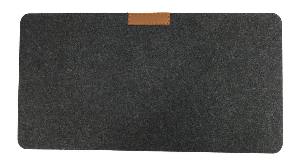 Accuratus Felt Laptop Desk Pad Accessories Accuratus Grey with Pen Holder  